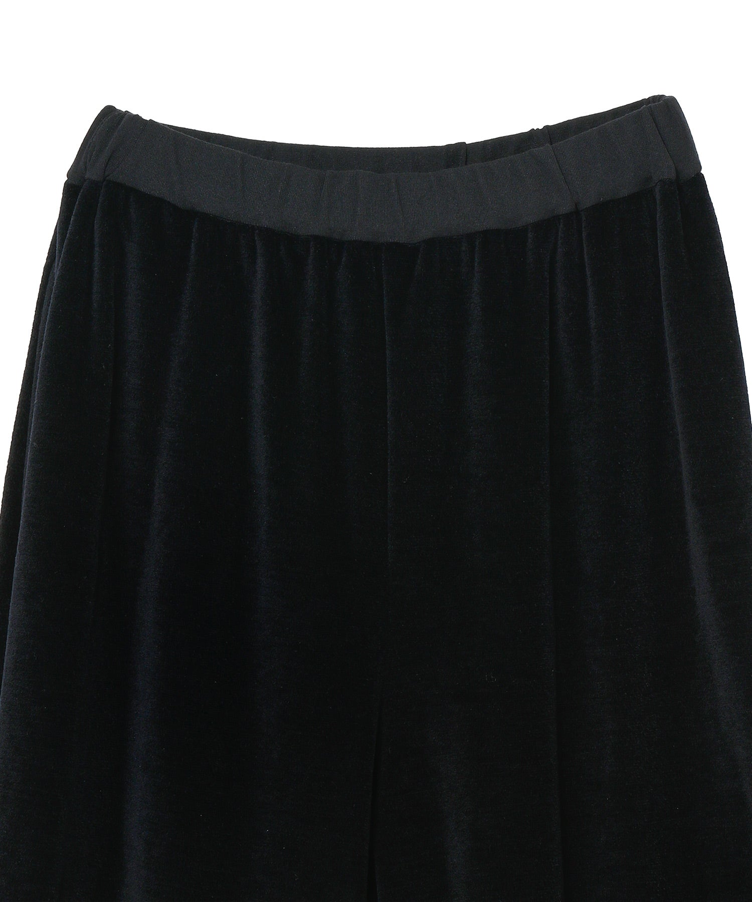 WOOL VELOUR | WIDE EASY PANTS
