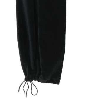 WOOL VELOUR | WIDE EASY PANTS