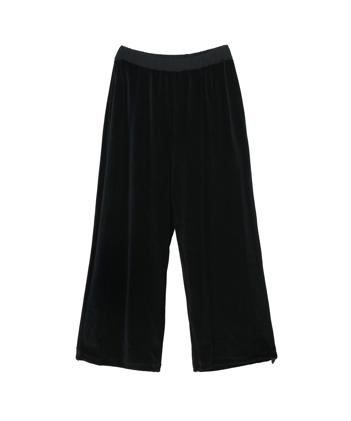 WOOL VELOUR | WIDE EASY PANTS