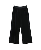 WOOL VELOUR | WIDE EASY PANTS
