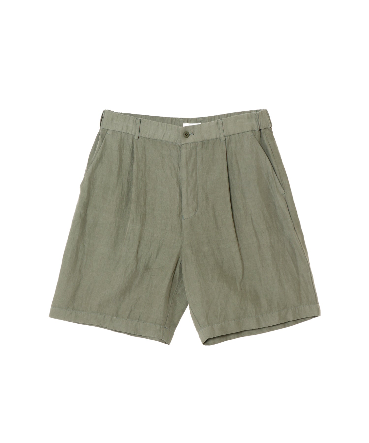 COTTON LINEN VOILE | LOOSE FIT SHORTS - ATON (エイトン) - bottom