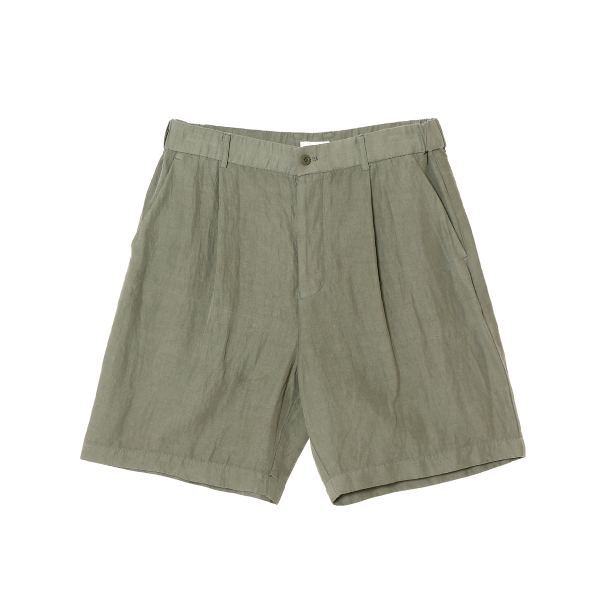 COTTON LINEN VOILE | LOOSE FIT SHORTS - ATON (エイトン) - bottom