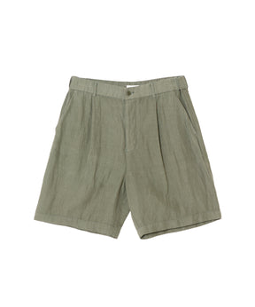 COTTON LINEN VOILE | LOOSE FIT SHORTS - ATON (エイトン) - bottom