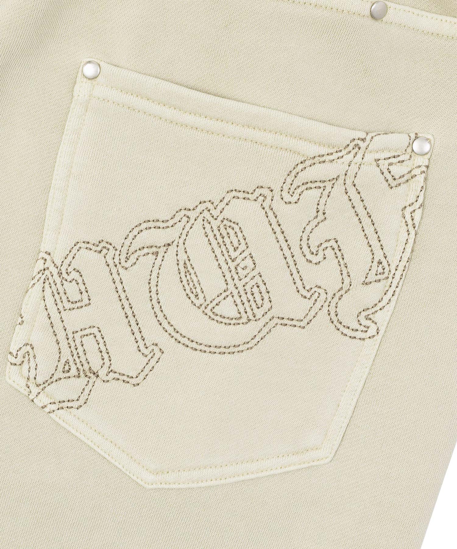 STUDDED 3/4 FLEECE PANT