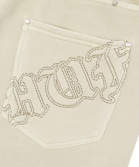 STUDDED 3/4 FLEECE PANT