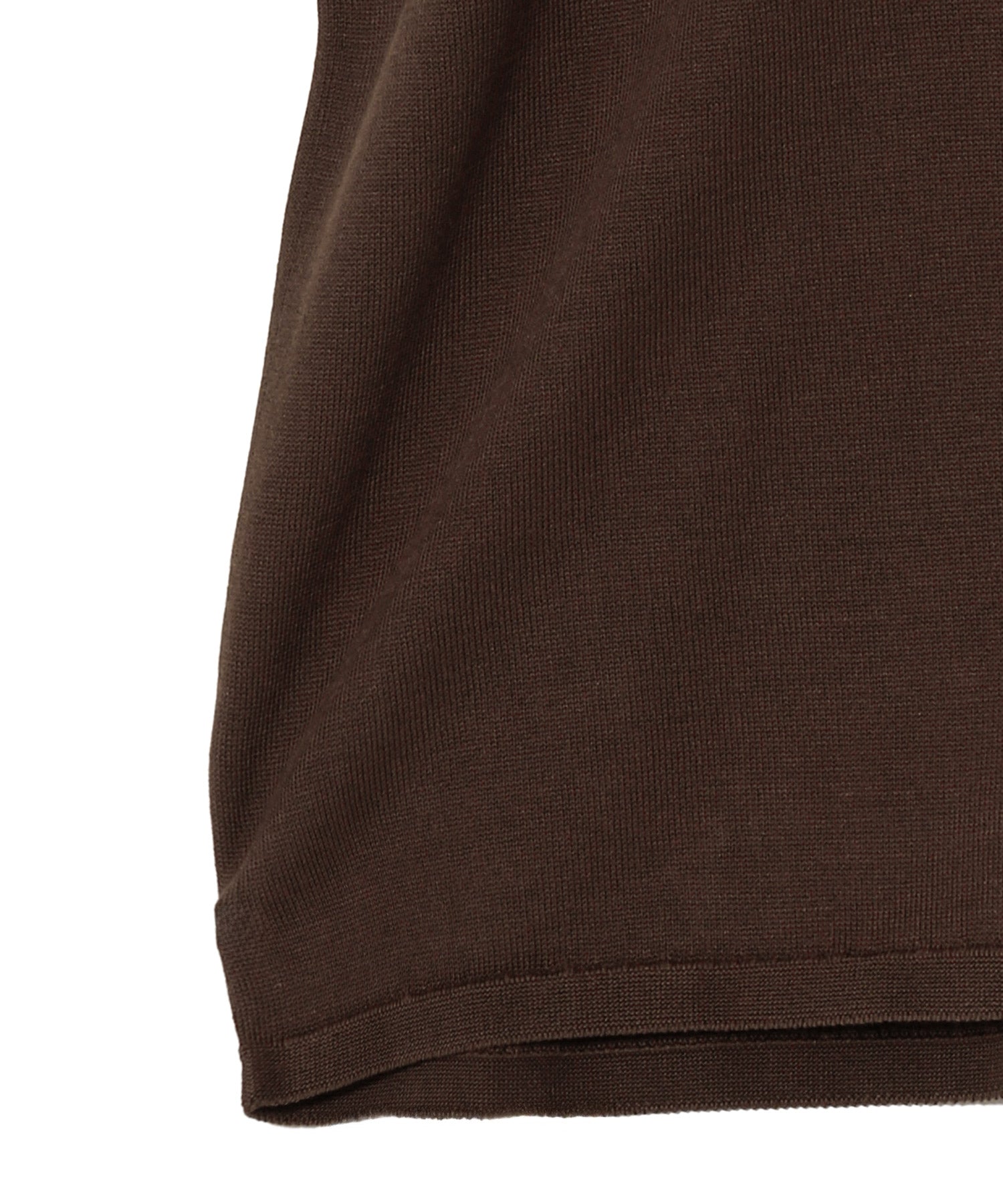 WASHABLE SILK S/S KNIT PULLOVER