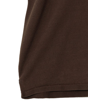 WASHABLE SILK S/S KNIT PULLOVER