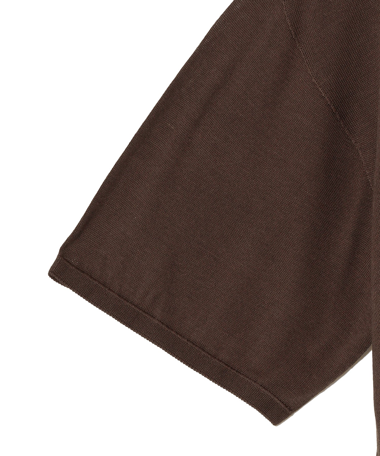 WASHABLE SILK S/S KNIT PULLOVER
