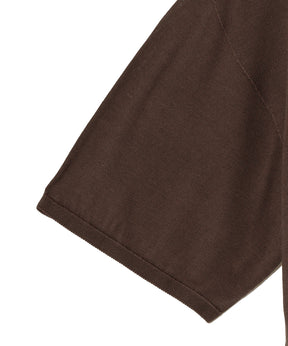 WASHABLE SILK S/S KNIT PULLOVER