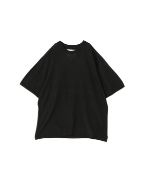 WASHABLE SILK S/S KNIT PULLOVER