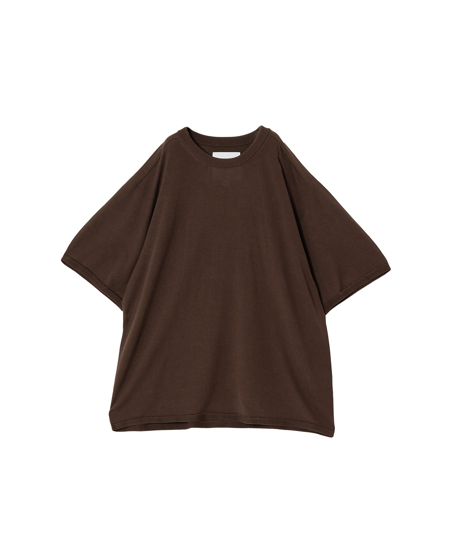 WASHABLE SILK S/S KNIT PULLOVER
