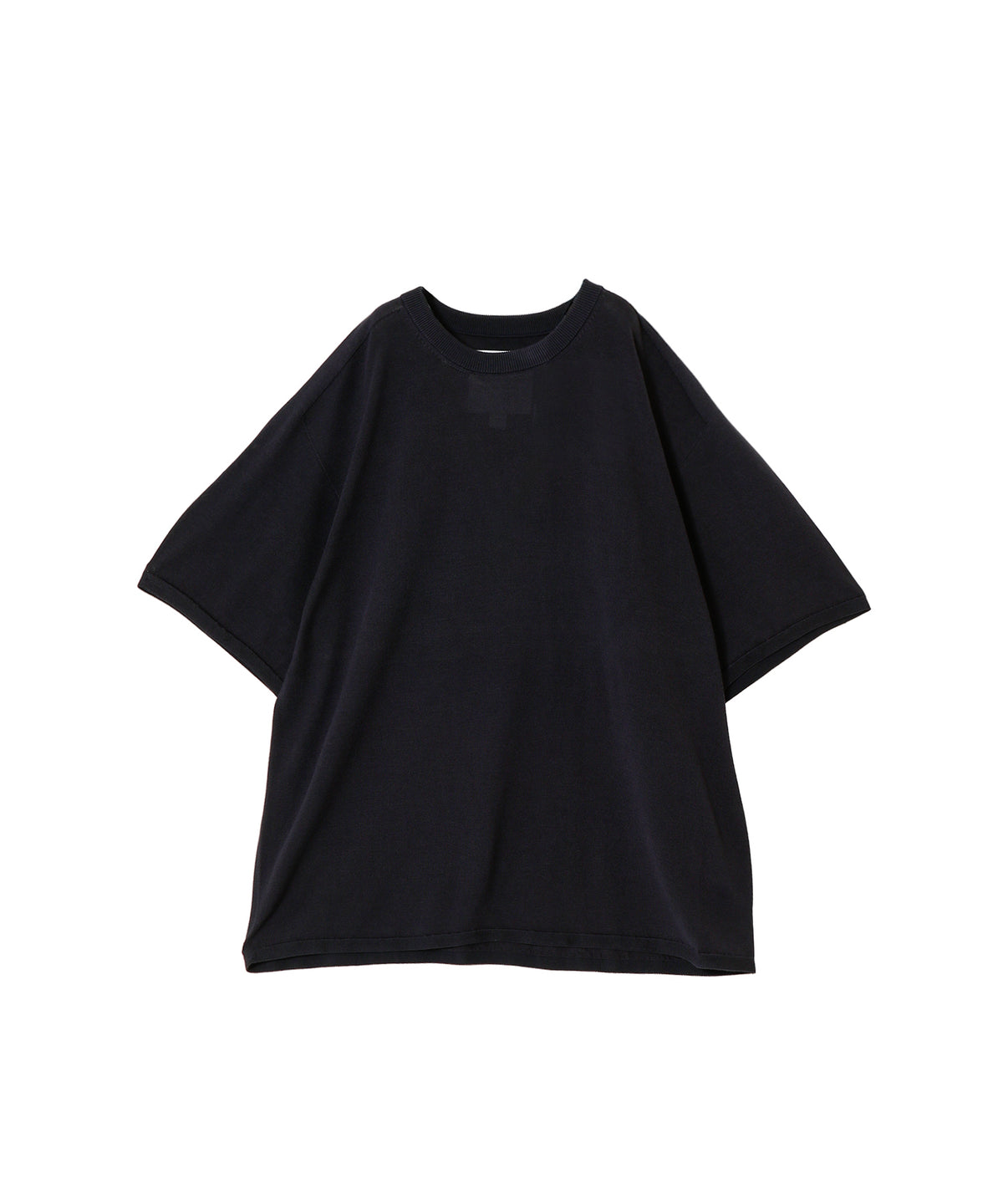 WASHABLE SILK S/S KNIT PULLOVER