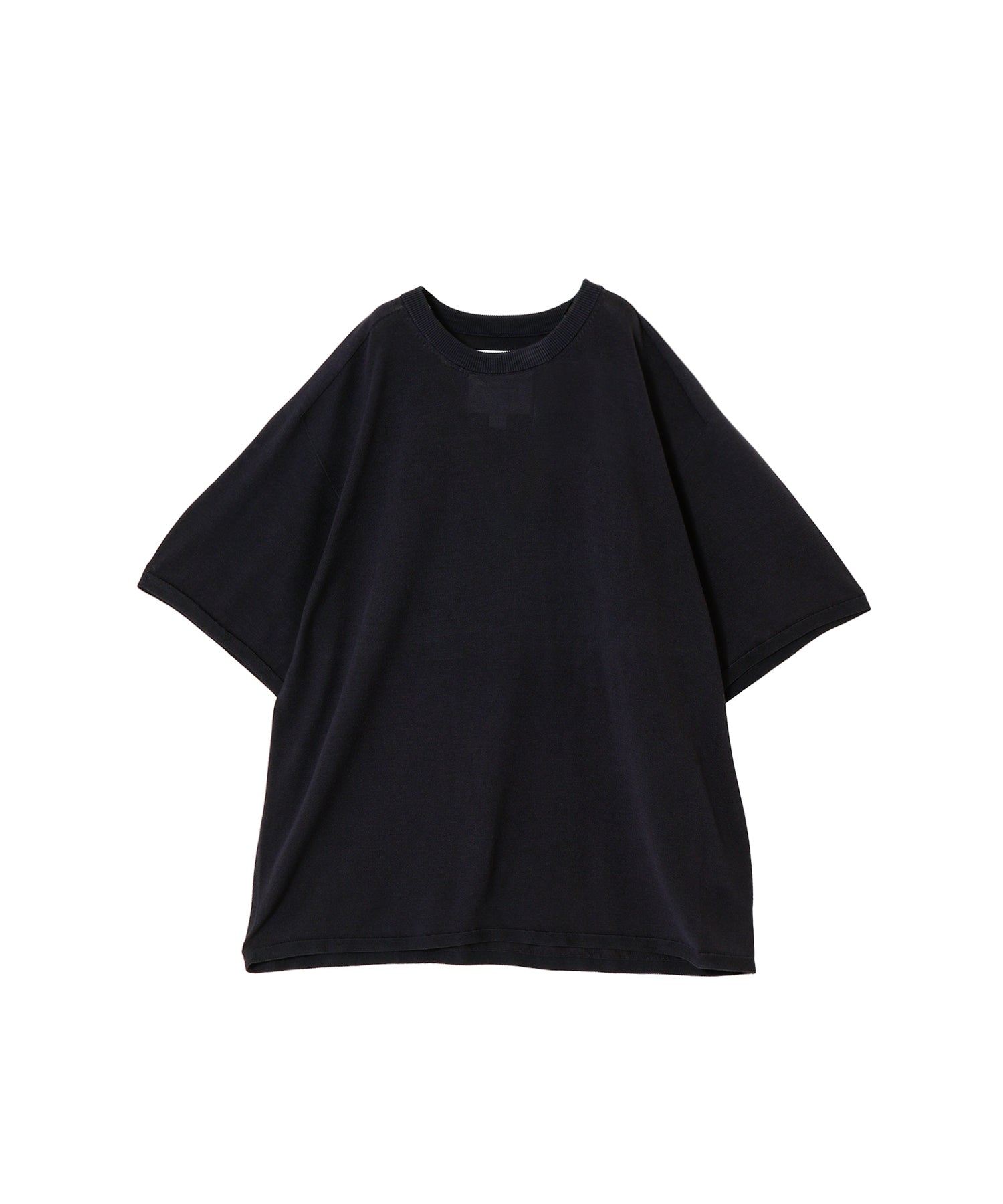 WASHABLE SILK S/S KNIT PULLOVER