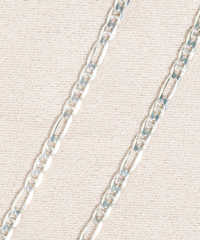 Stud Link Figaro Narrow Chain