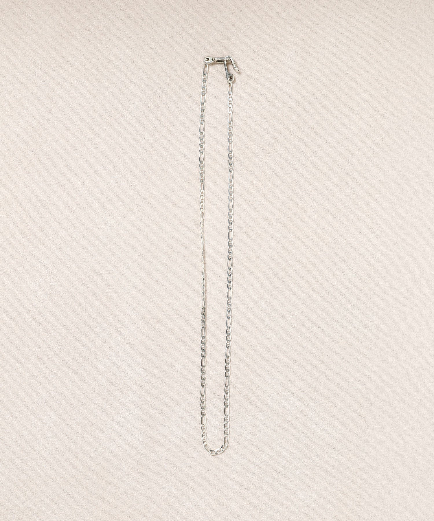 Stud Link Figaro Narrow Chain