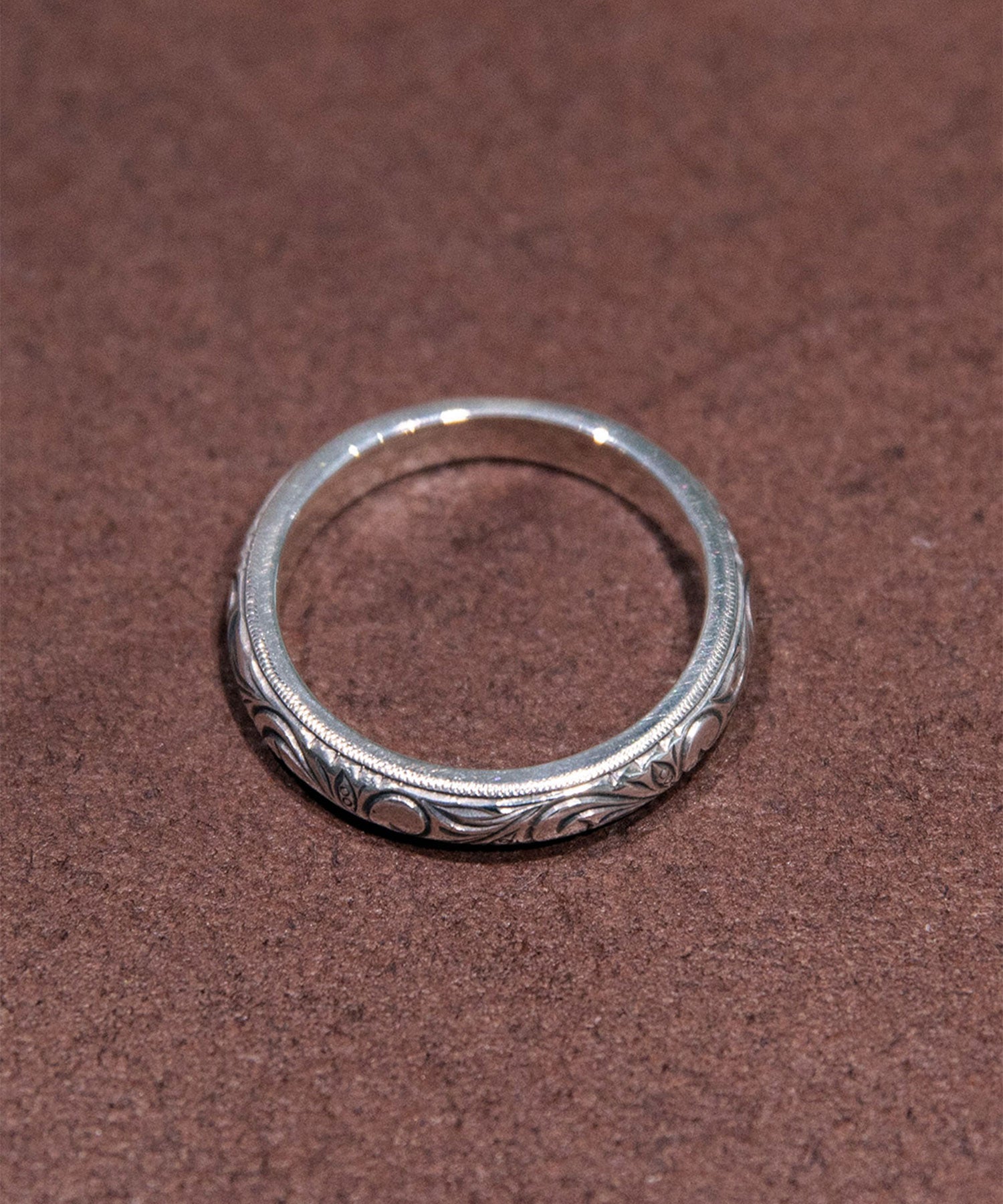 Engraved Round Ring