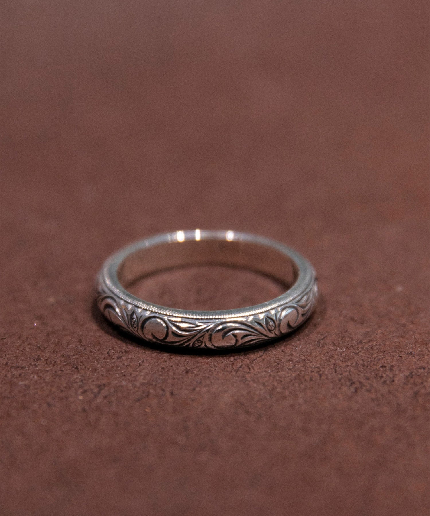 Engraved Round Ring