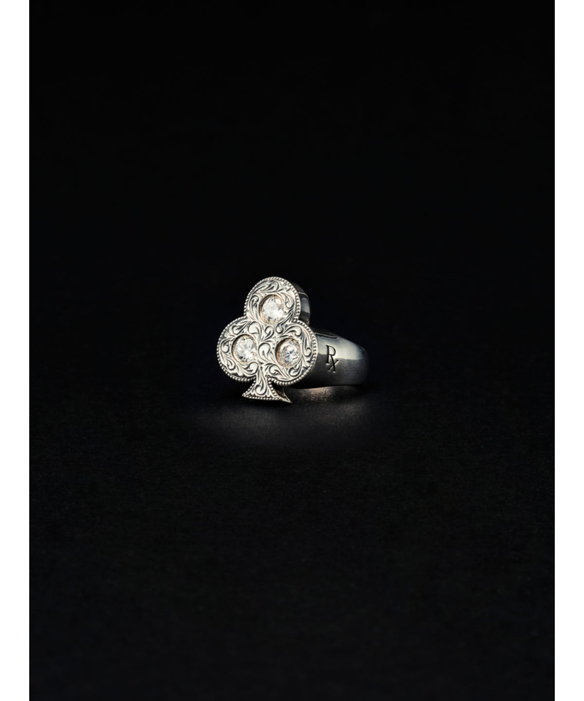 Engraved Club Ring