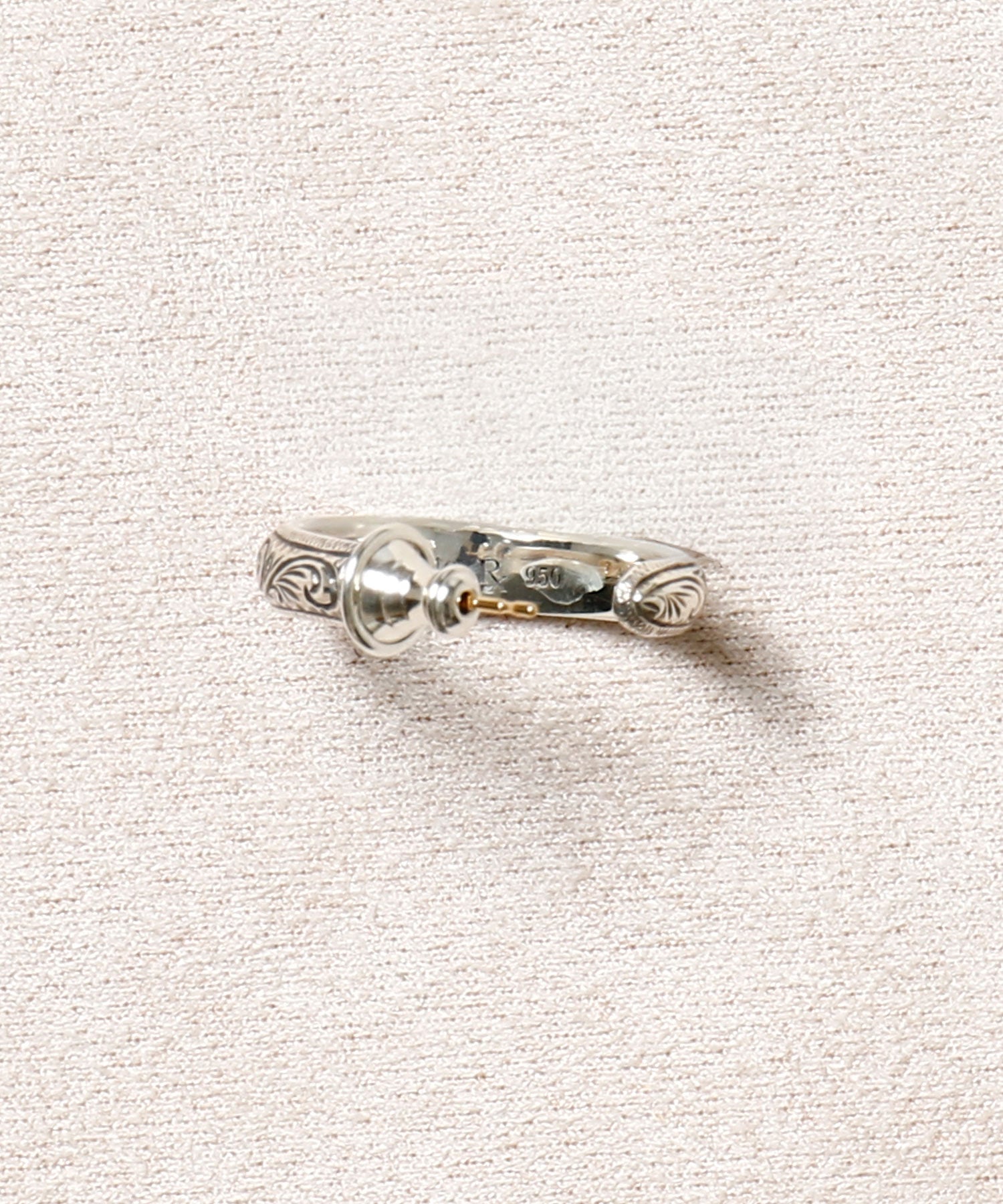 Engraved Hoop Earring (Single)