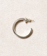 Engraved Hoop Earring (Single)