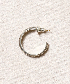 Engraved Hoop Earring (Single)