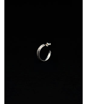 Engraved Hoop Earring (Single)