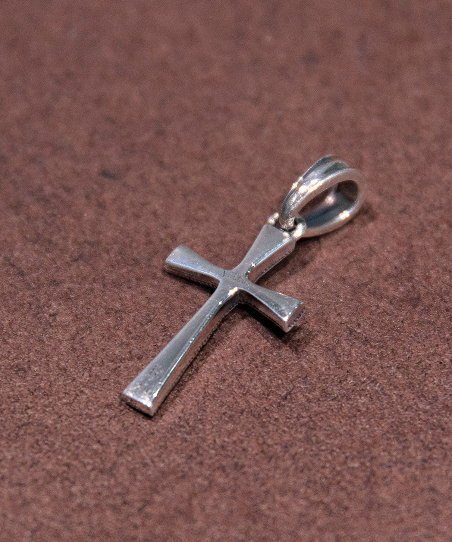 Engraved Tiny Cross Pendant