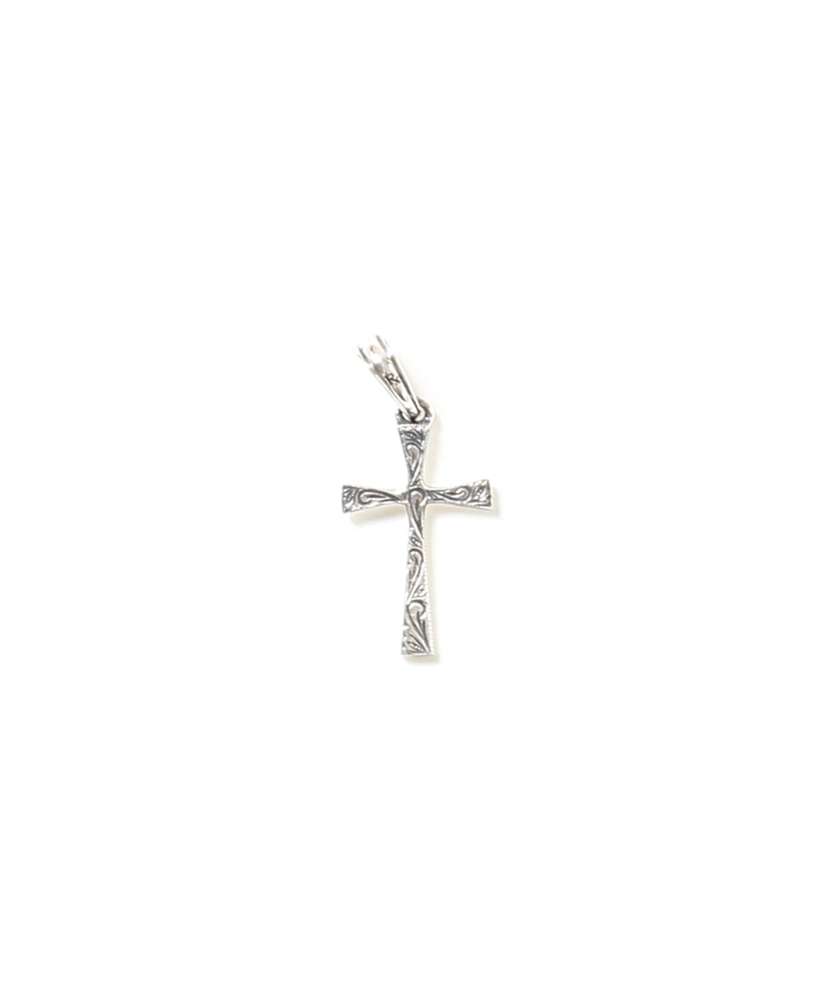 Engraved Tiny Cross Pendant