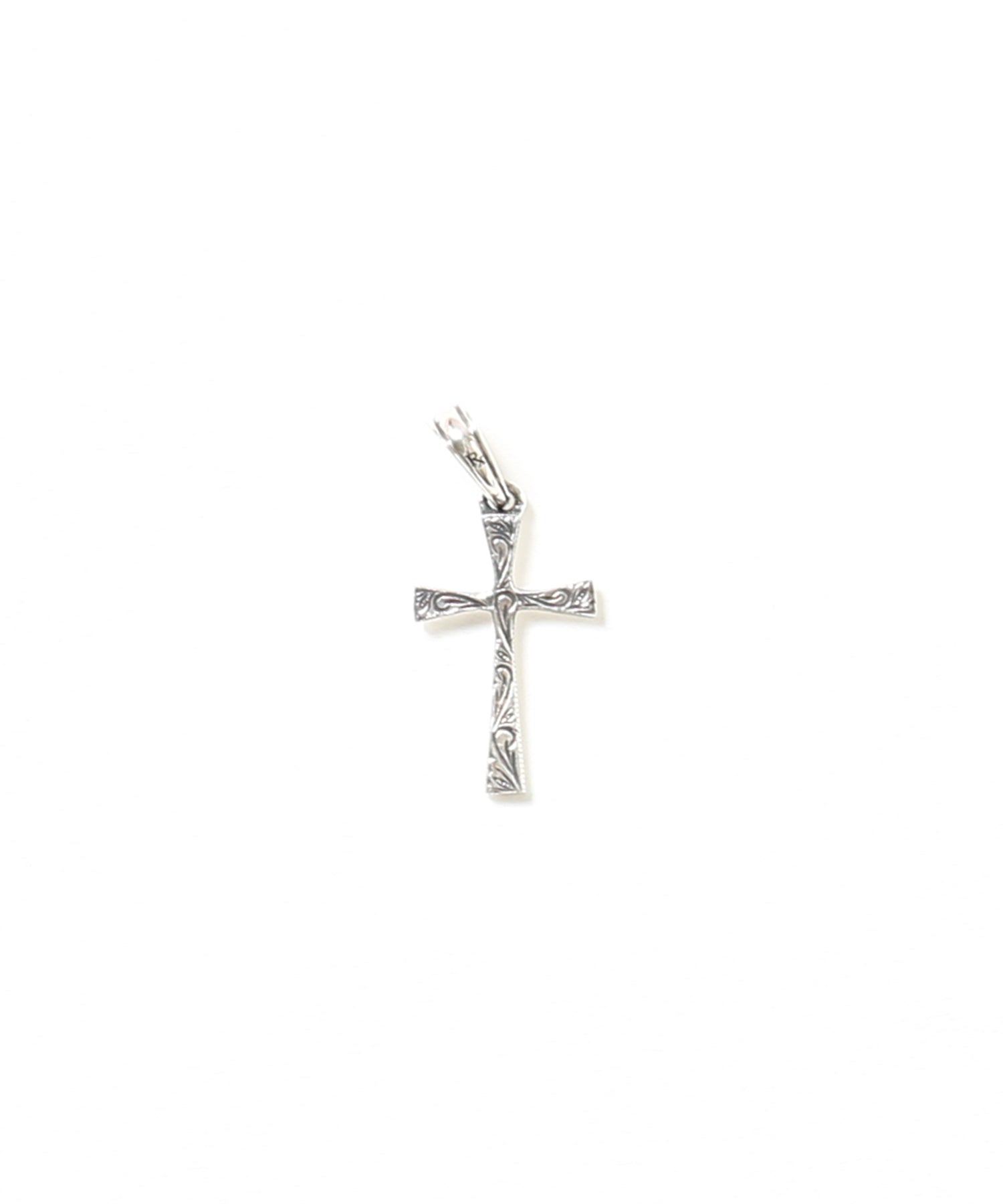 Engraved Tiny Cross Pendant