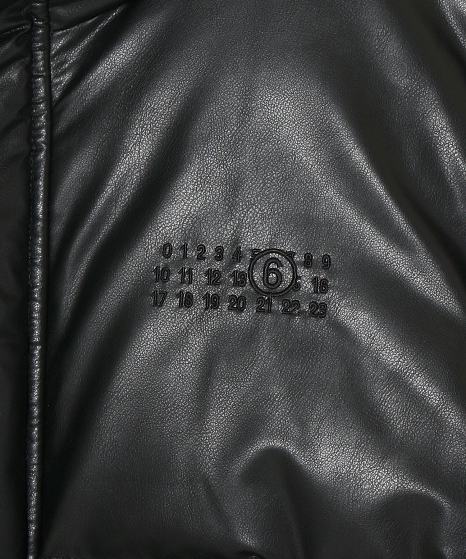 パデッド フェイクレザージャケット
