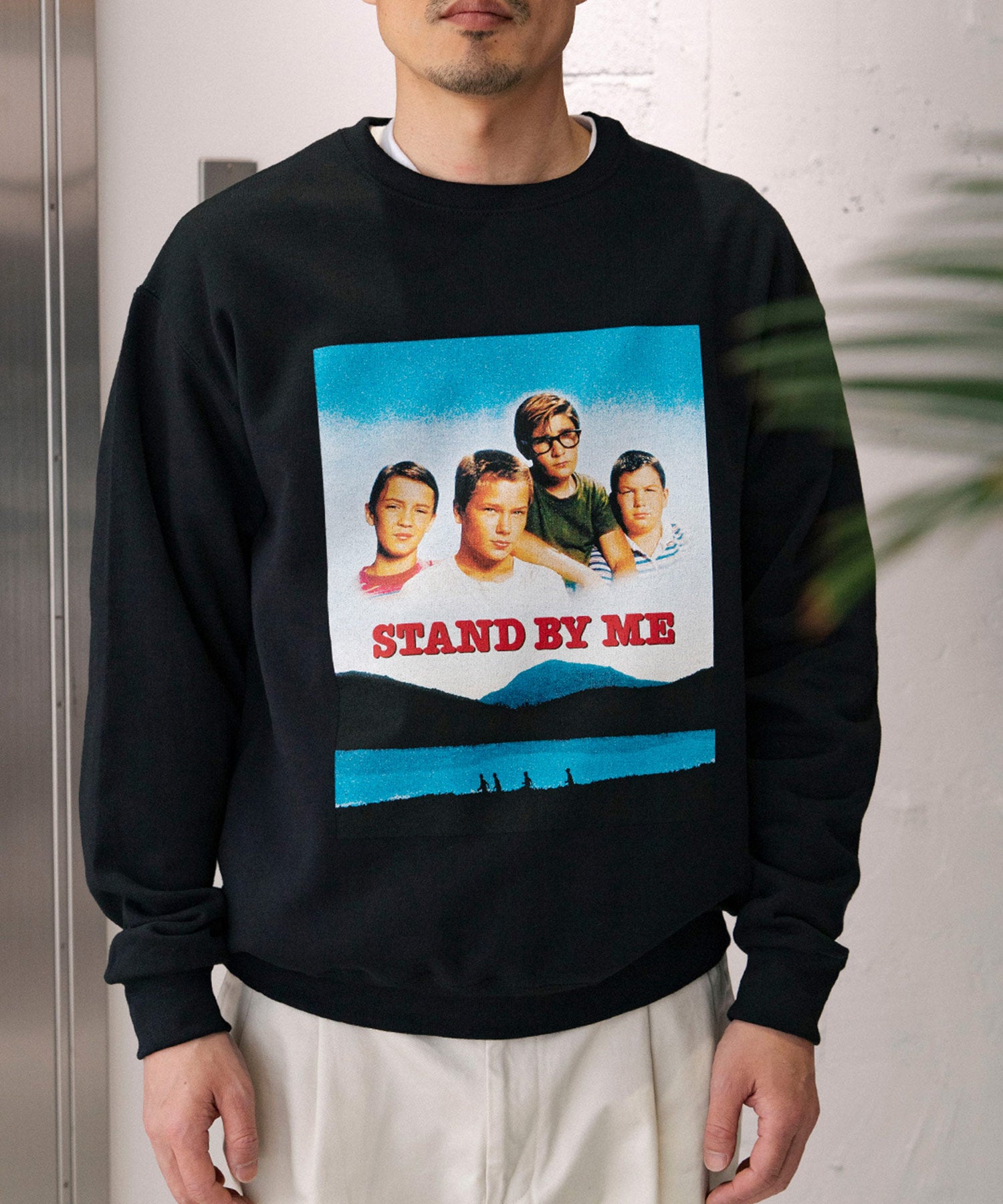 WACKO MARIA: Black 'Stand By Me' Crew Neck T-shirt | SSENSE