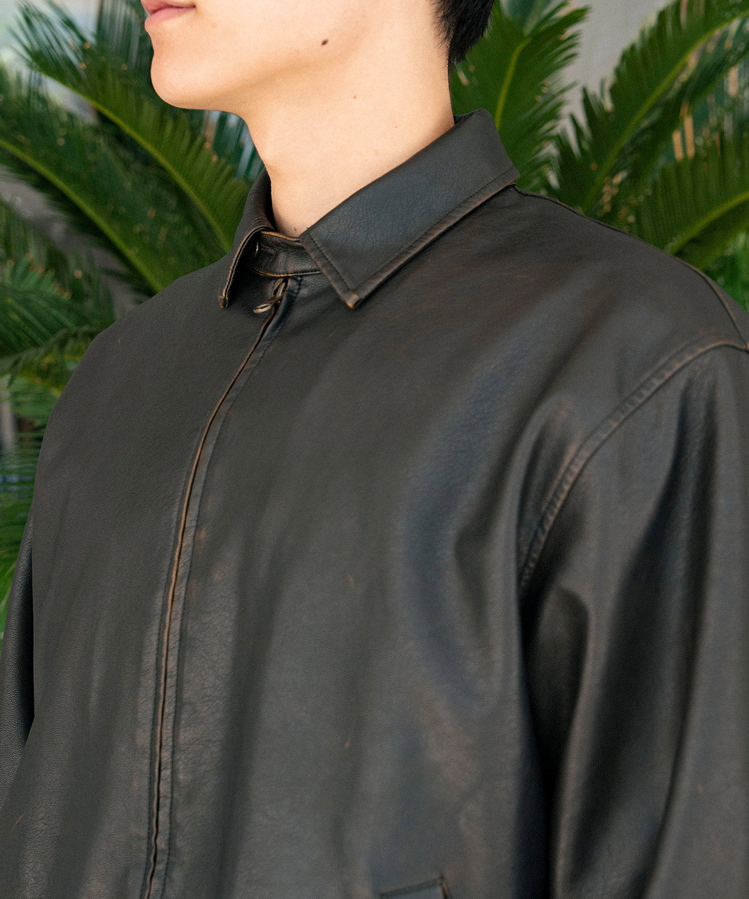 Synthetic Leather Jacket