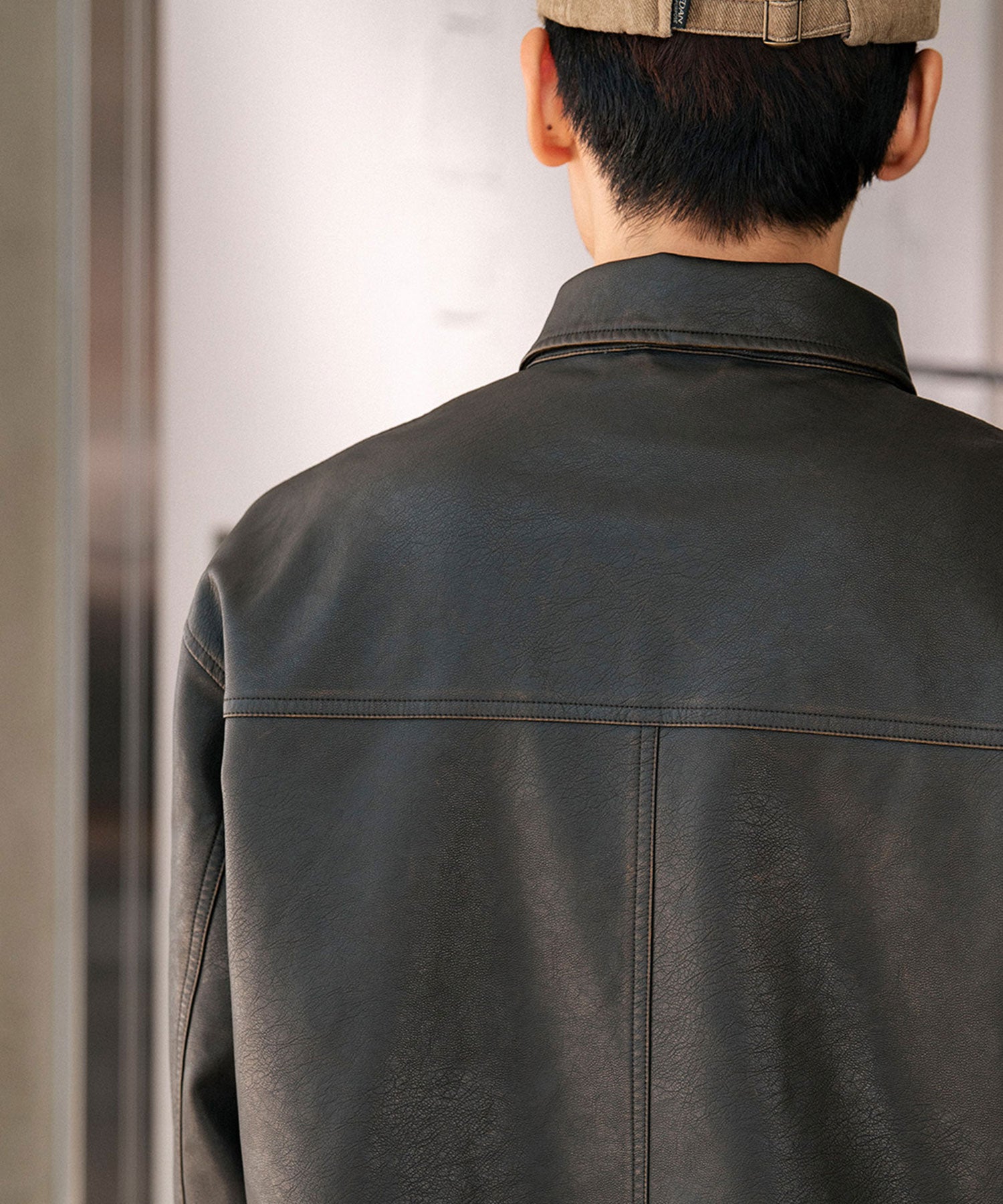 Synthetic Leather Jacket