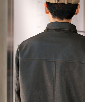 Synthetic Leather Jacket