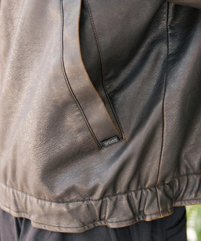 Synthetic Leather Jacket