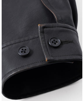 Synthetic Leather Jacket