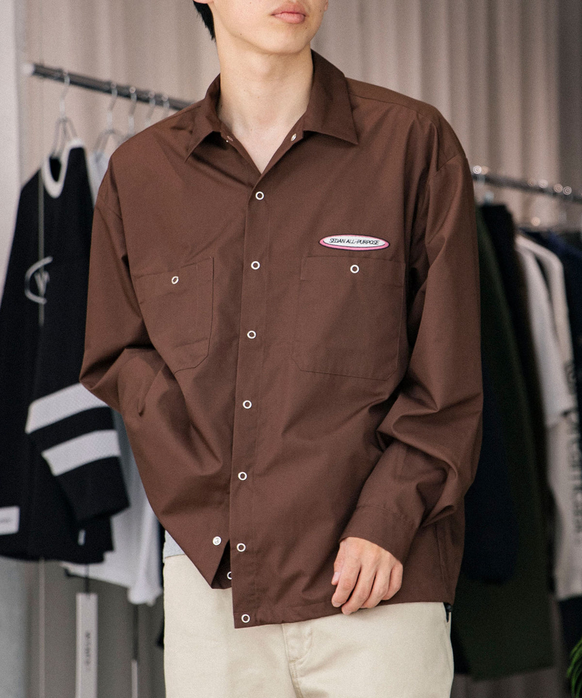 Oval Logo Work Shirt