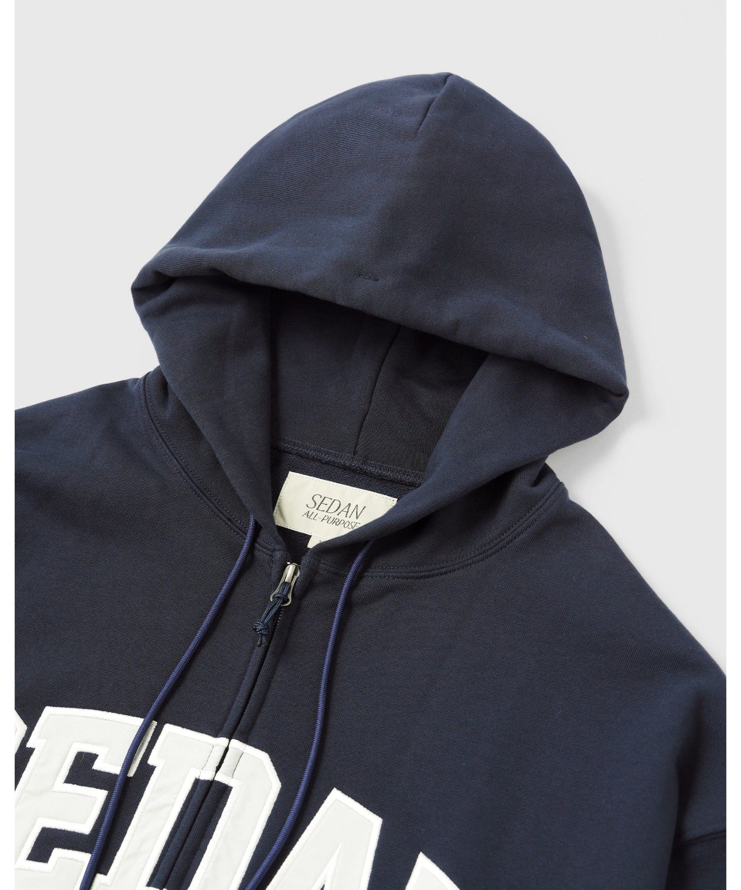 College Logo Full Zip Hoodie