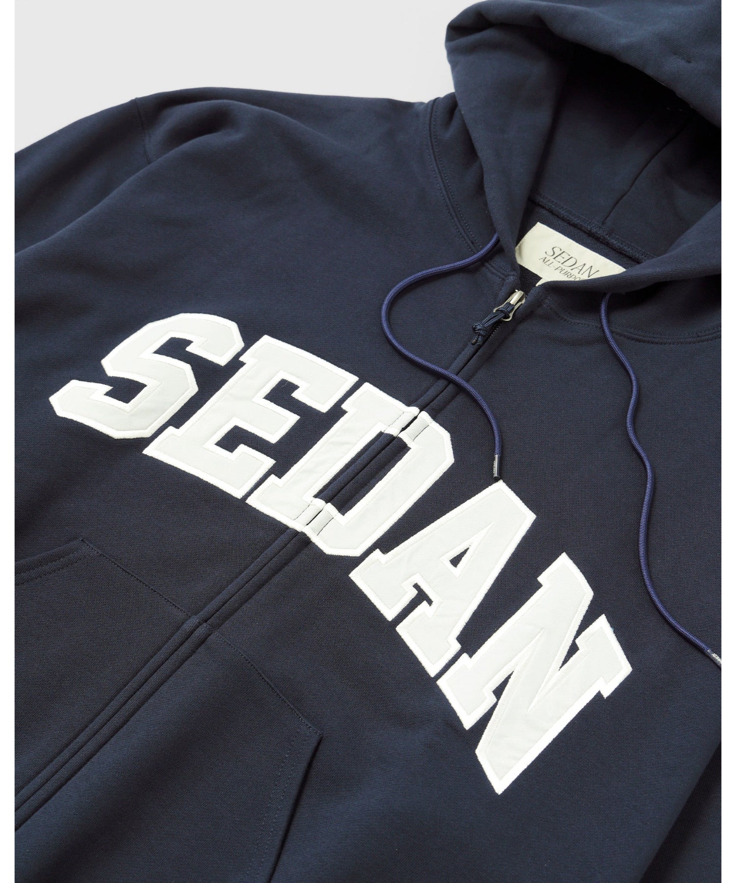 College Logo Full Zip Hoodie