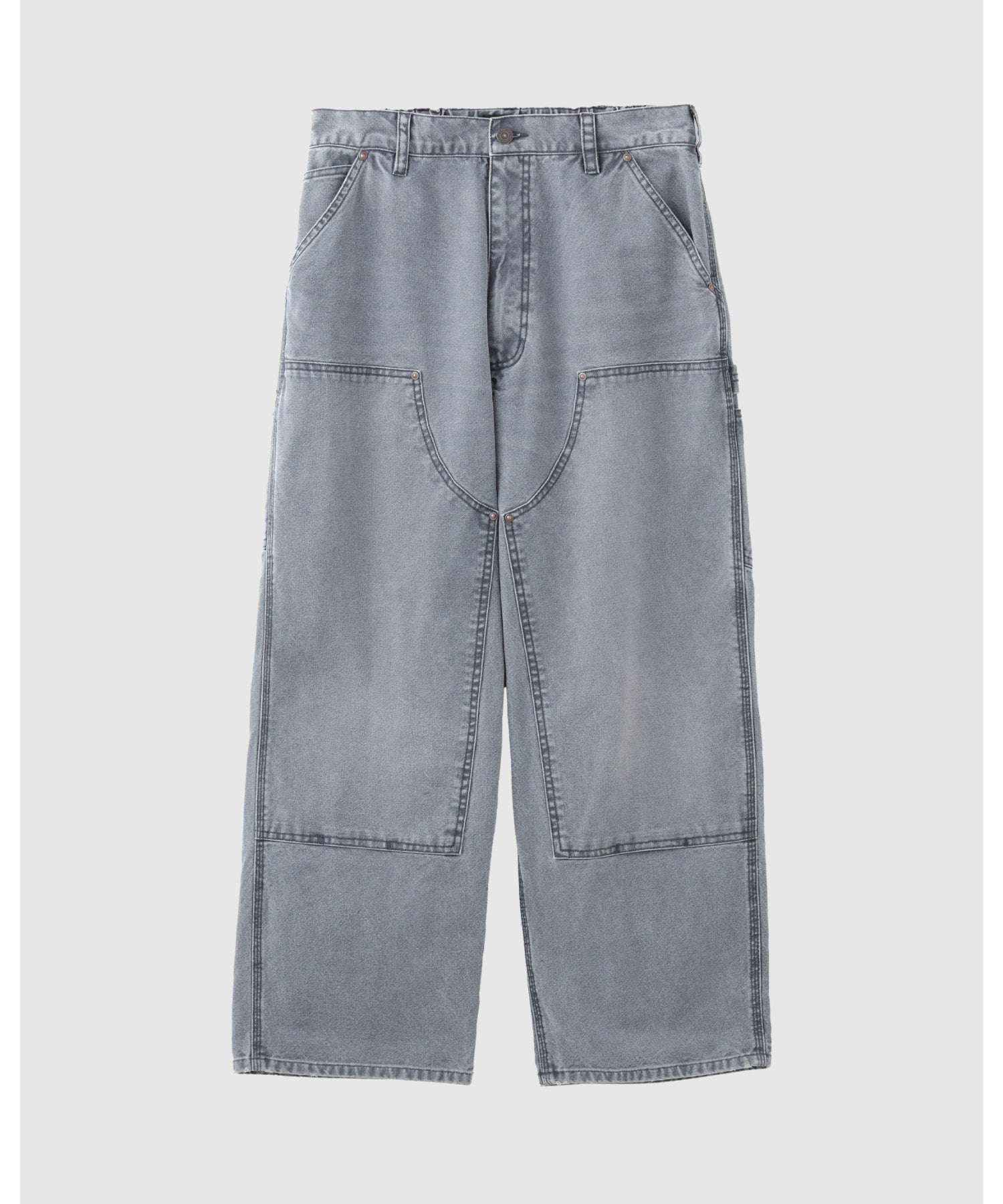 Vintage Washed Double Knee Pants