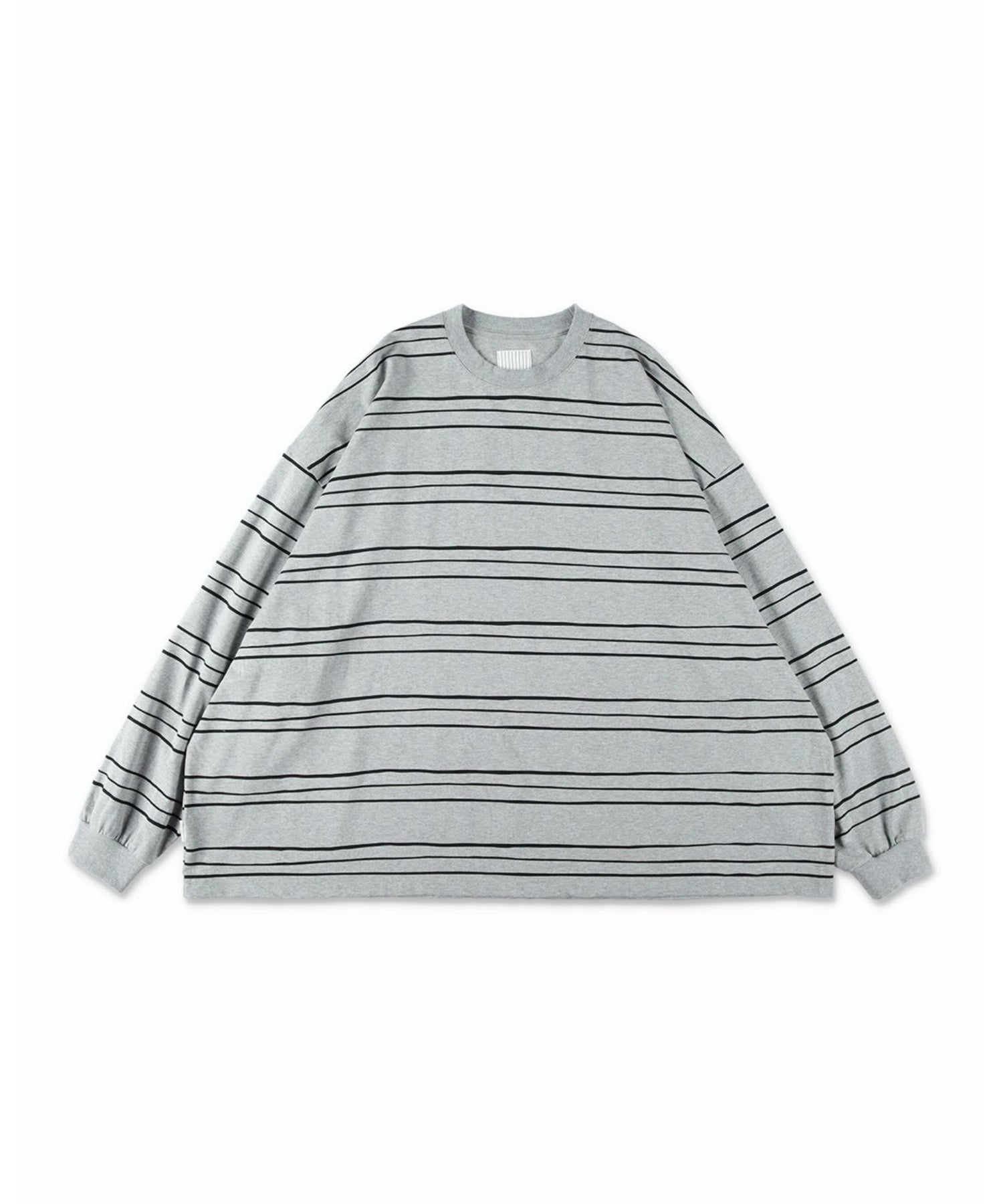 SUPER BIG LS TEE(MULTI STRIPE)