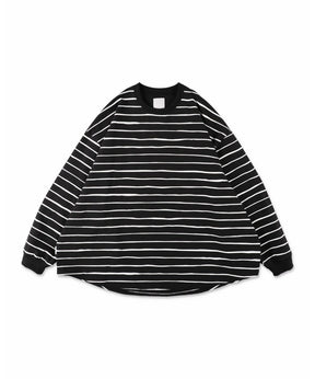SUPER BIG LS TEE(NYLON STRIPE)