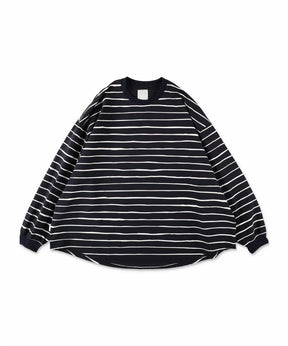 SUPER BIG LS TEE(NYLON STRIPE)