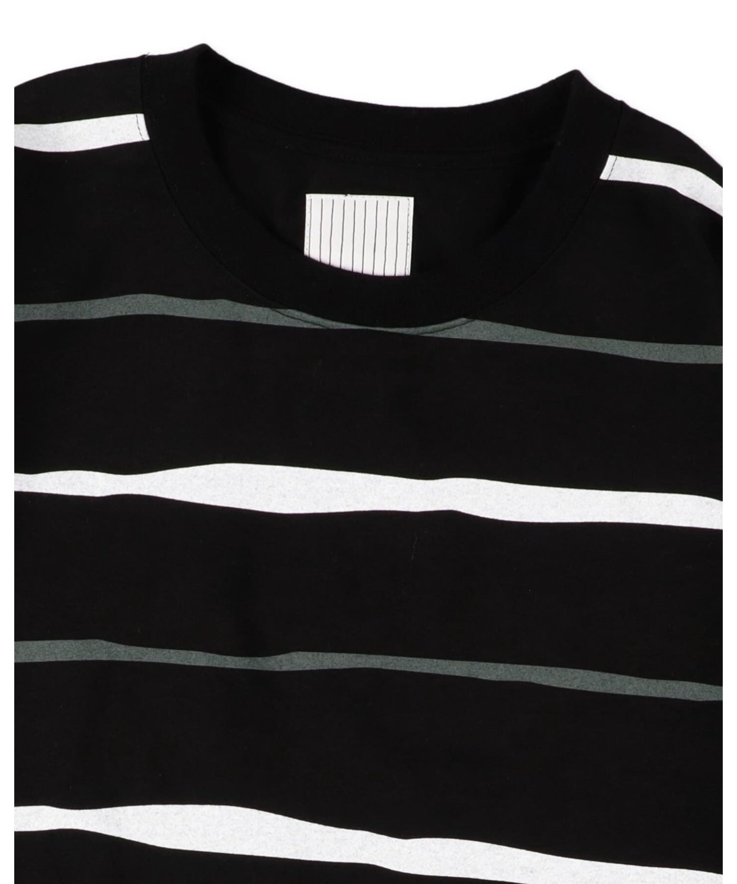 SUPER BIG STRIPE LS TEE (W/DRAWSTRINGS)