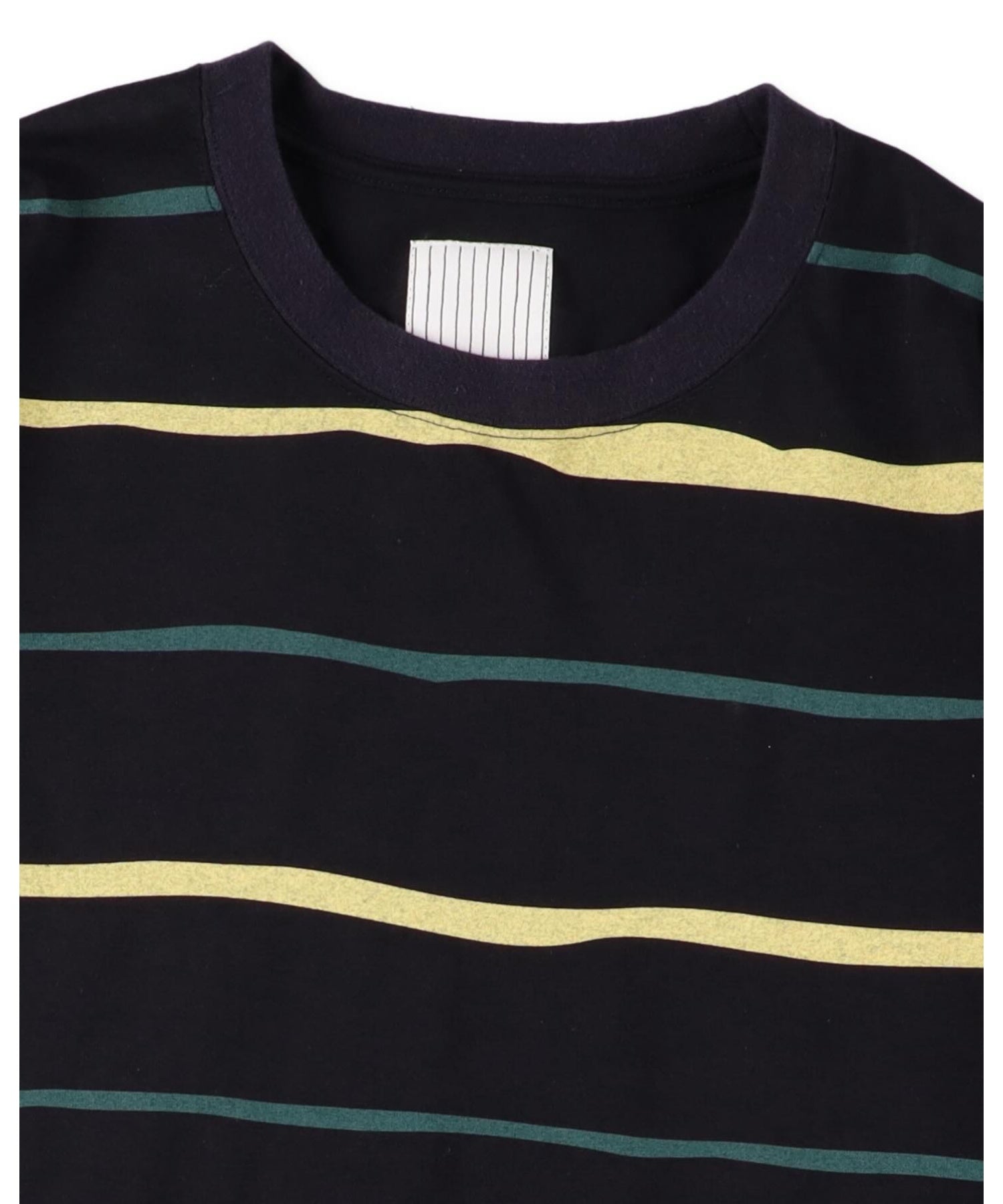 SUPER BIG STRIPE LS TEE (W/DRAWSTRINGS)