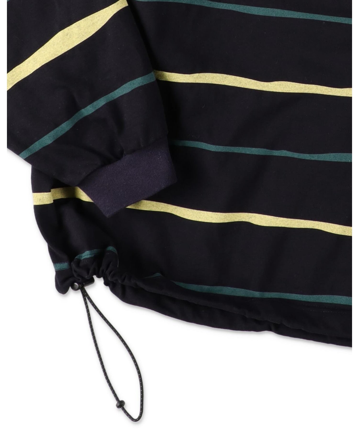 SUPER BIG STRIPE LS TEE (W/DRAWSTRINGS)