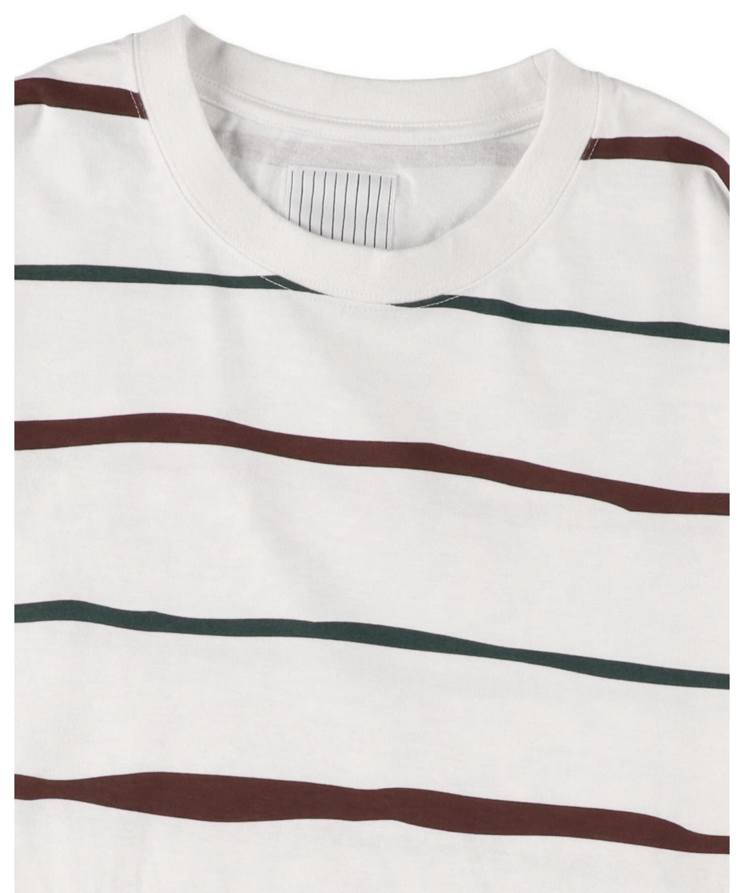 SUPER BIG STRIPE LS TEE (W/DRAWSTRINGS)