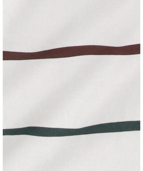 SUPER BIG STRIPE LS TEE (W/DRAWSTRINGS)
