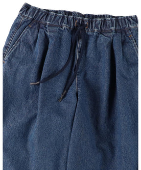 TWO TUCK WIDE PANTS(DENIM)