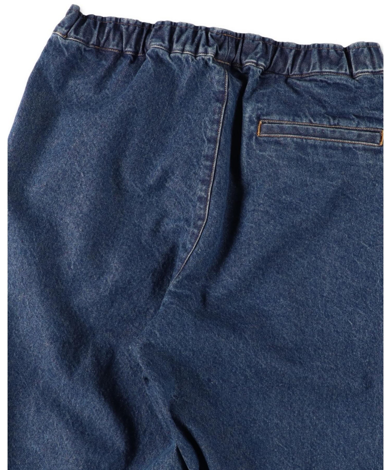 TWO TUCK WIDE PANTS(DENIM)